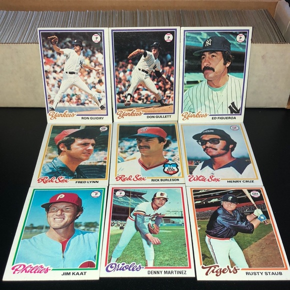 ⚾️ 1978 Topps Baseball Lot Set Break 340 cards ⚾️ - Picture 2 of 11